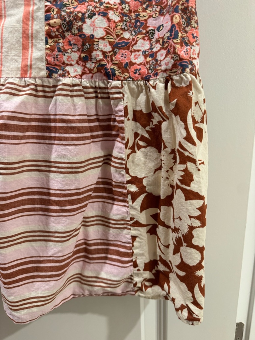Universal Thread Patchwork Floral Sleeveless Maxi Cottagecore Boho Dress - Picture 5 of 5